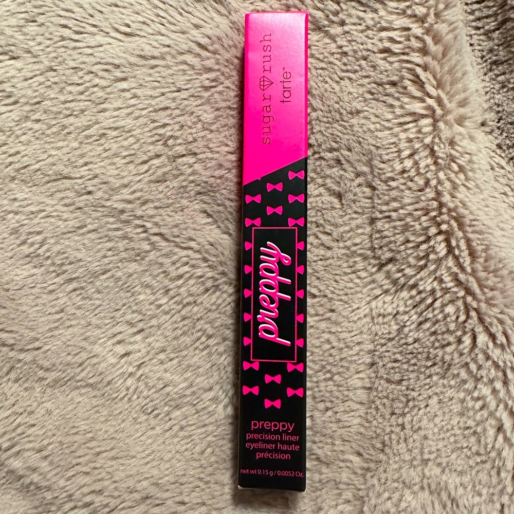 Brand new sugar rush by tarte precision black eyeliner